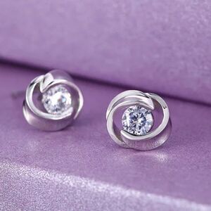 Elegant rose pedal earrings